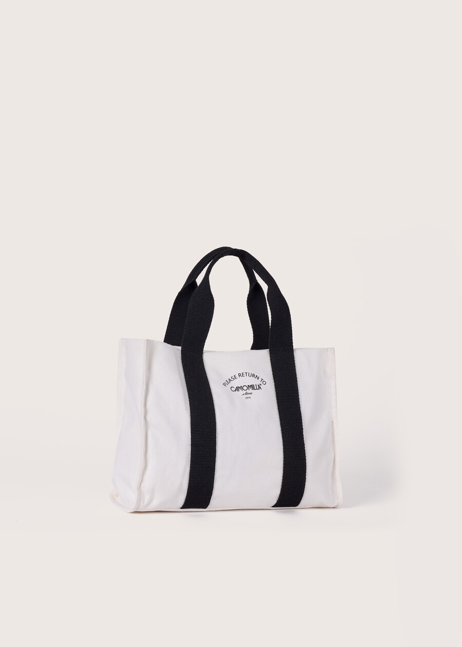 Balia canvas shopping bag BEIGE SALINABLU AVION Woman , image number 1