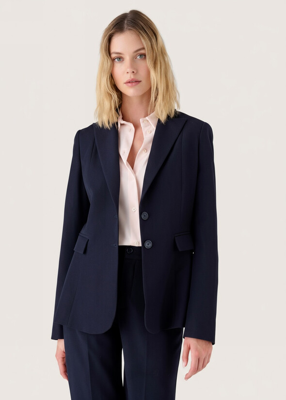 Giselle technical fabric blazer BLU Woman null