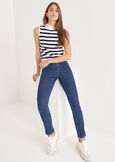 Kate cotton denim trousers DENIM DARK DENIM Woman image number 1