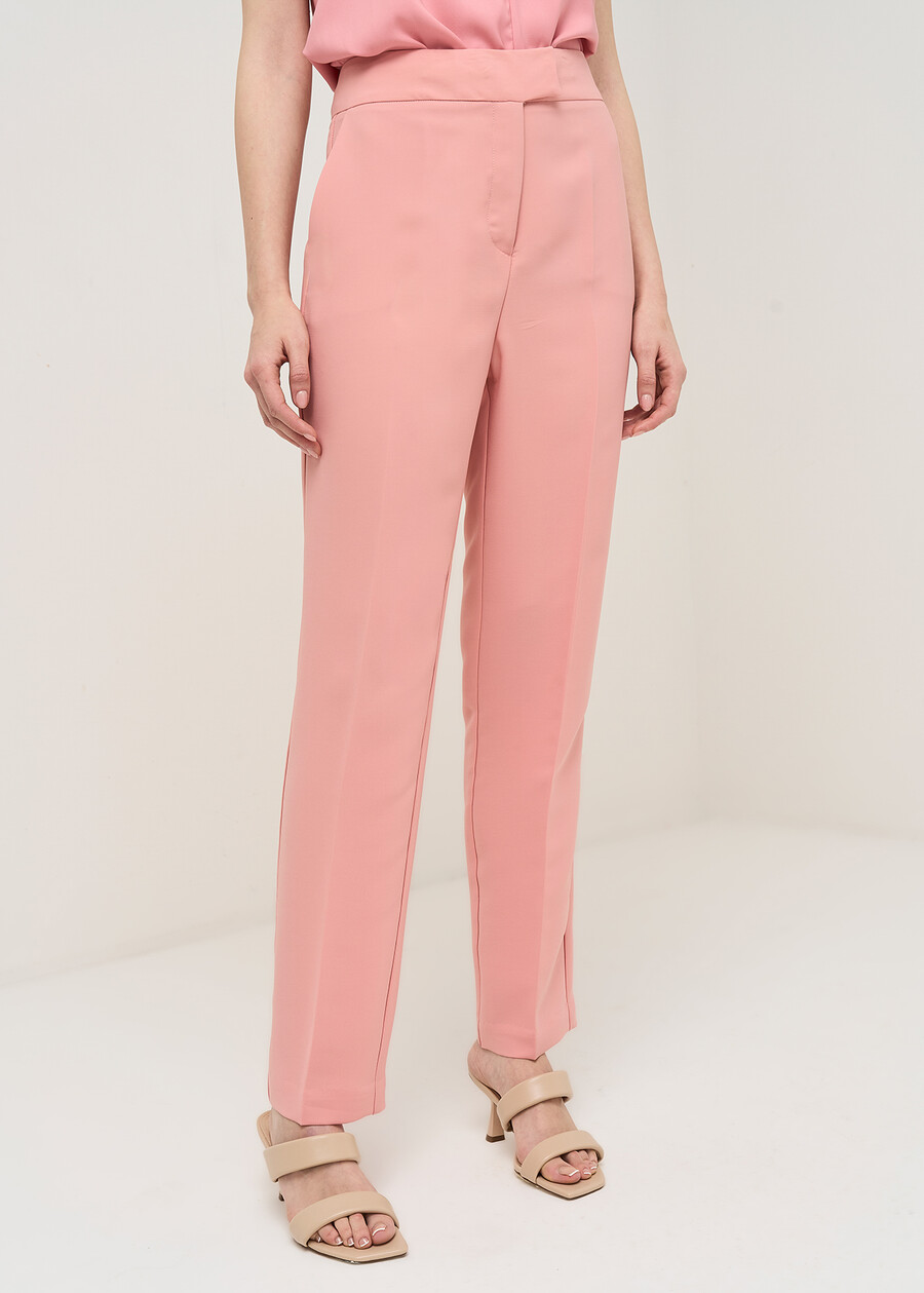 Alba wide-leg cady trousers ARANCIONE Woman , image number 3