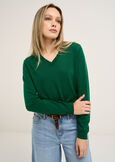 Maglia Meg in filo a scollo a V VERDE GARDEN Donna immagine n. 2