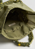 Barley woven paper shopping bag VERDEROSSO Woman image number 3