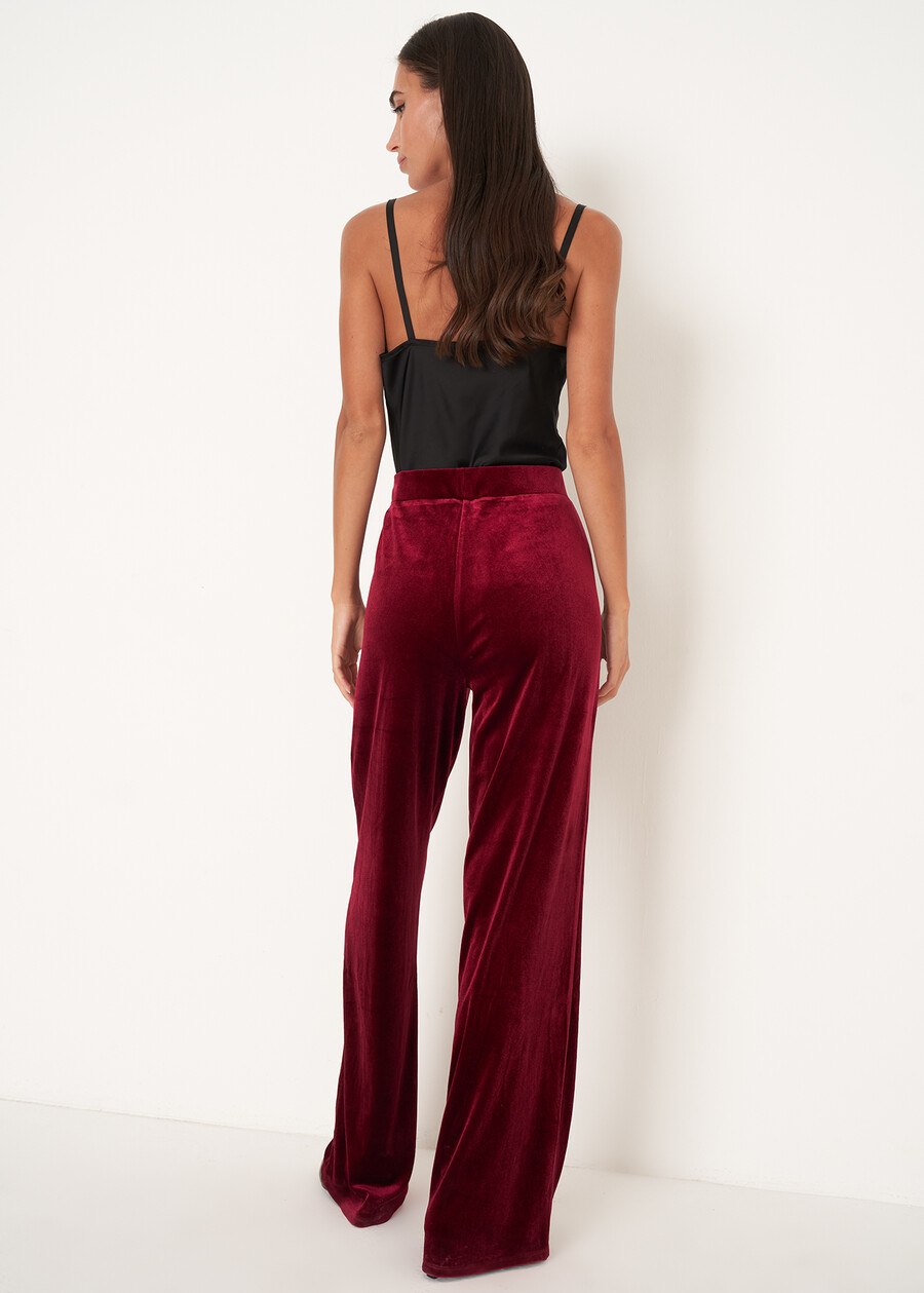 Pantaloni Payam in velluto BLU MIDNIGHTVIOLA VINACCIA Donna , immagine n. 3