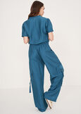 Pecan viscose trousers MARRONEBLU OTTANIO Woman image number 5