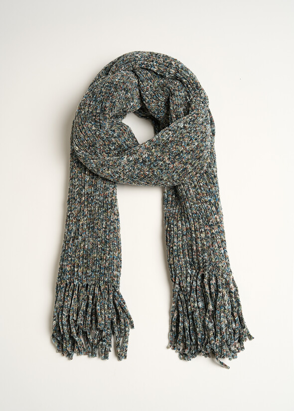 Sciarpa Samura in ciniglia BLU NAVY Donna null