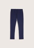 Kelly trousers in Milan stitch BLU INCHIOSTRONERO Woman image number 6