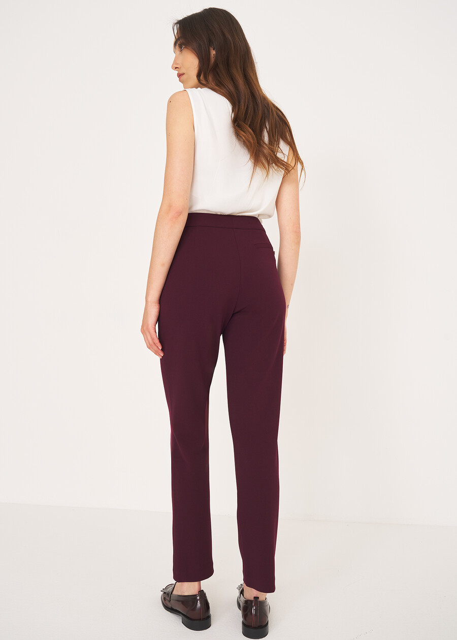Pantalone Alice-F in screppino VIOLA VINACCIA Donna , immagine n. 5