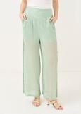 Paki wide viscose trousers VERDE Woman image number 3