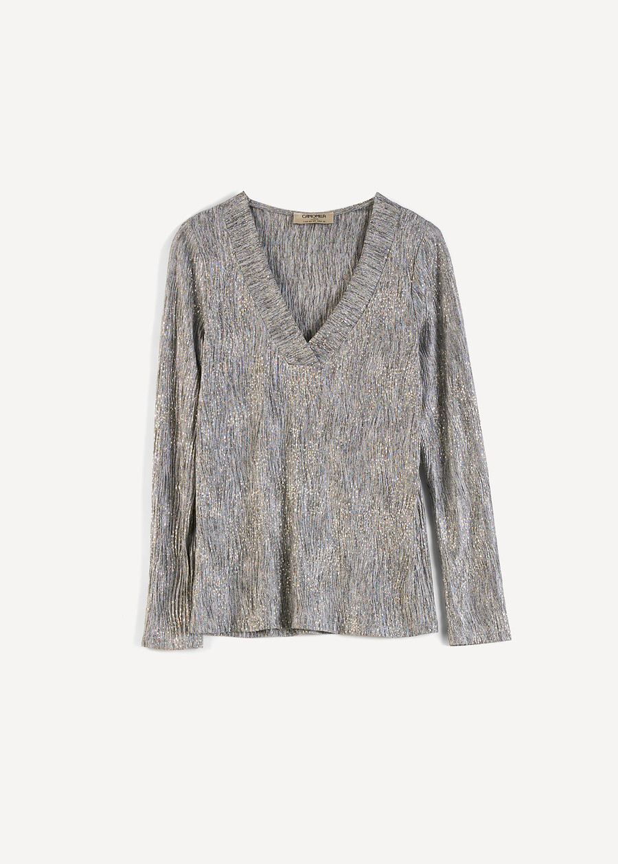T-shirt Stephy aderente con stampa GRIGIO GREY Donna , immagine n. 5