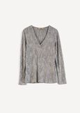 T-shirt Stephy aderente con stampa GRIGIO GREY Donna immagine n. 5