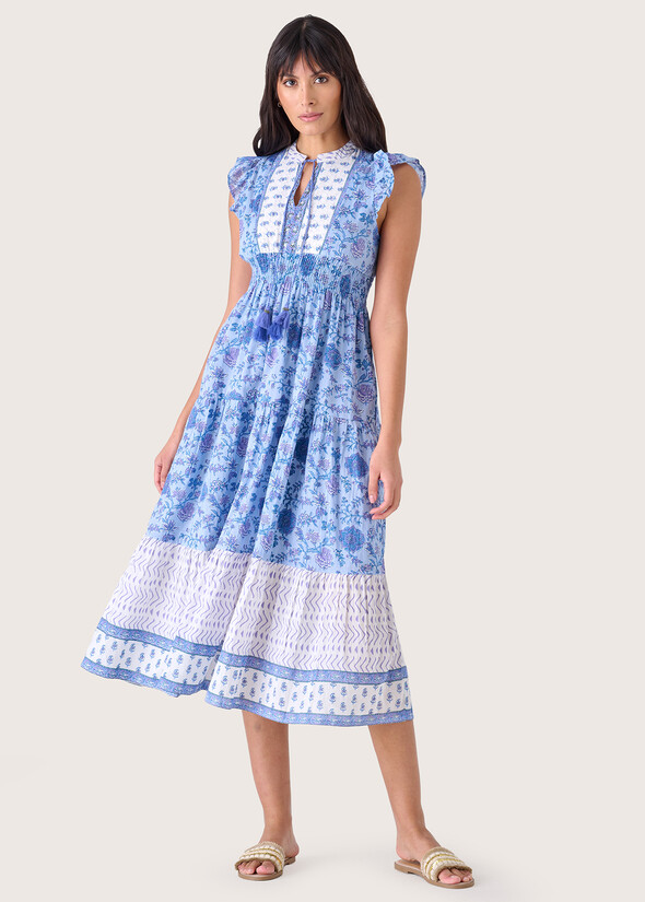 Abito Andama 100% cotone BLU ELETTRICO Donna null