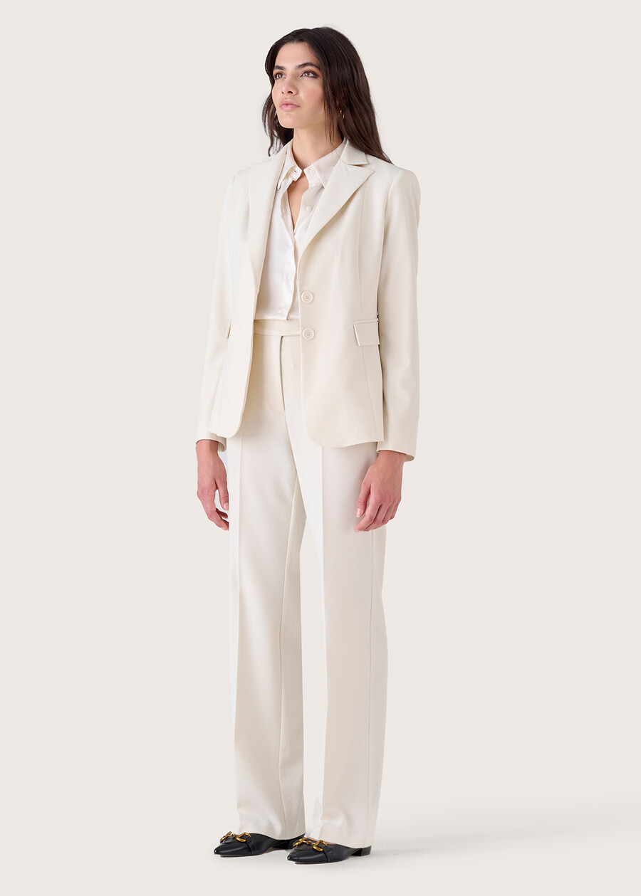 Pantalone Giorgia in tessuto tecnico NERO BLACKBEIGE GESSOBLU Donna , immagine n. 2