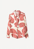 Cammy Satin Shirt BEIGE LATTE Woman image number 5