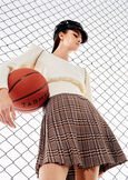 Gonna Goemon a pieghe MARRONE TIERRA Donna immagine n. 1