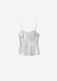 Texas Silk Jacquard Top GRIGIO SILVER ORO GOLDEN Woman image number 4