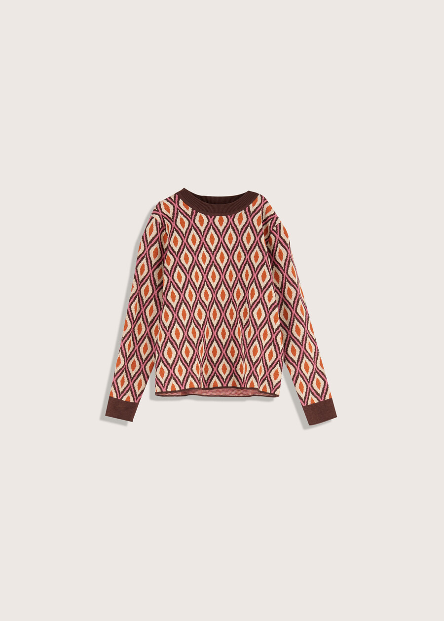 Melyna girl's jersey MARRONE CASTAGNA Woman , image number 5