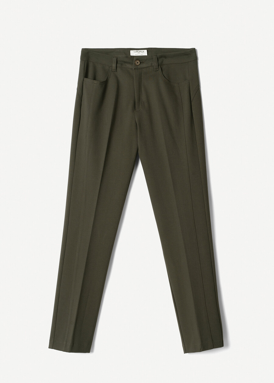 Pantalone Kate Runner in punto Milano BLU GRAFITE Donna , immagine n. 5