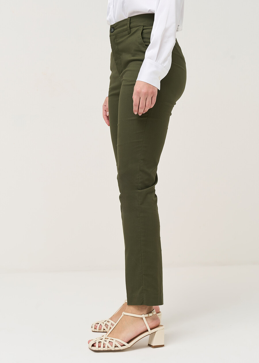 Pantaloni Alice in bengalina VERDEBLU Donna , immagine n. 4