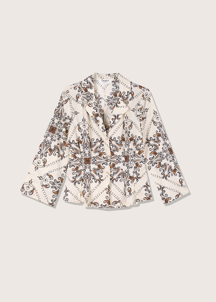 Camicia Camilla in 100% cotone BEIGE LIGHT BEIGE Donna , immagine n. 4
