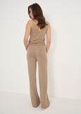 Pantaloni Pony In Maglia Lurex BEIGE SABBIA Donna immagine n. 6