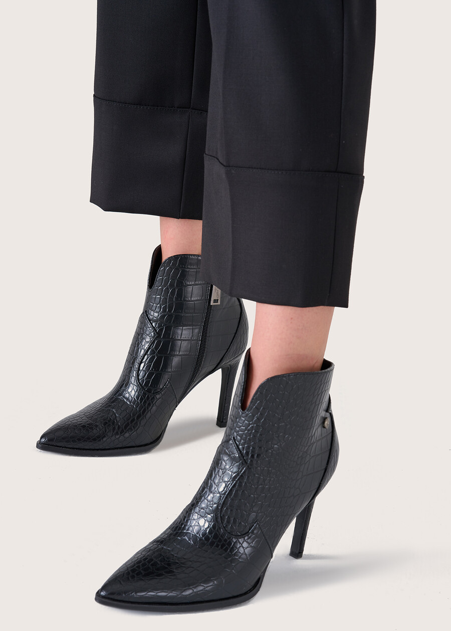 Sara polyviscose trousers NERO BLACKBEIGE LANA Woman , image number 5