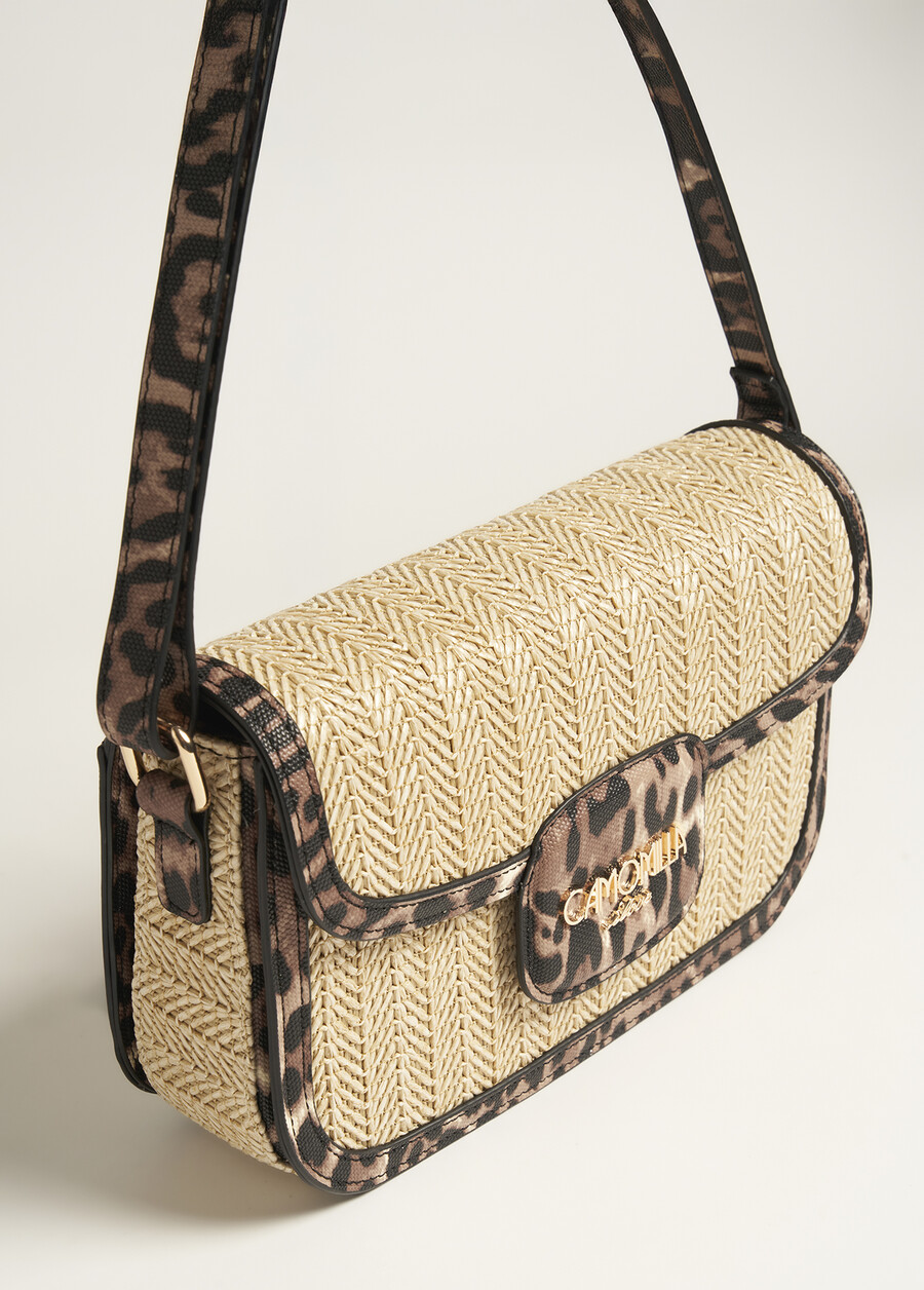 Tracolla Breona Big in paglia BEIGE Donna , immagine n. 4