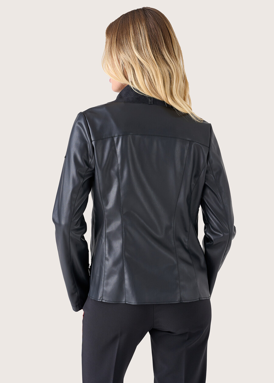 Coprispalle Croazia in ecopelle NERO BLACK Donna , immagine n. 4