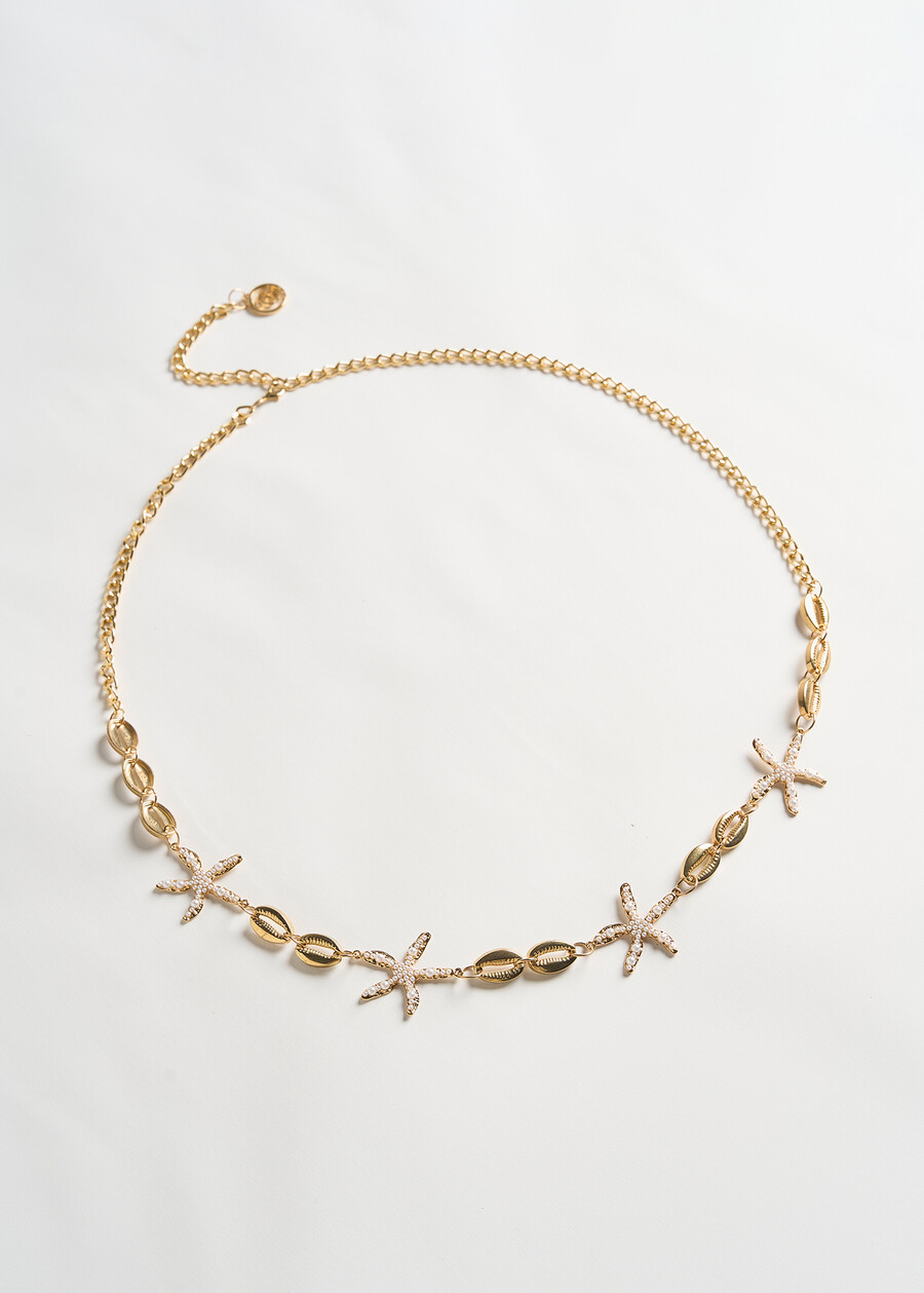 Cintura Calyd conchiglie e perle GOLD Donna , immagine n. 2