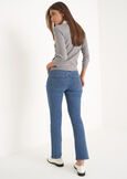 Pantalone Jacqueline in denim di cotone DENIM MEDIUM DENIM Donna immagine n. 4