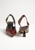 Slingback Smeralda con maxi fibbia ROSSO BORDEAUX Donna immagine n. 4
