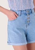 Bart light denim bermuda shorts DENI DENIM Woman image number 3