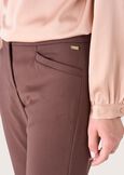 Pantalone Miranda in poliviscosa MARRONE CASTAGNABLU INCHIOSTRO Donna immagine n. 3
