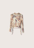 Maglia Simba in tessuto mesh BEIGE WOOD Donna immagine n. 5