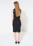 Gladys bi-stretch pencil skirt NERO BLACKBEIGE GESSOBLU Woman image number 5