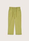 Pantalone Alice in cotone VERDE MUSCHIO Donna immagine n. 5
