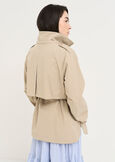 Gaston hooded trench jacket GRIGIO Woman image number 5
