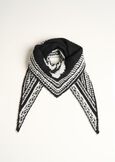 Foulard Sary in maglia floreale NERO Donna immagine n. 1