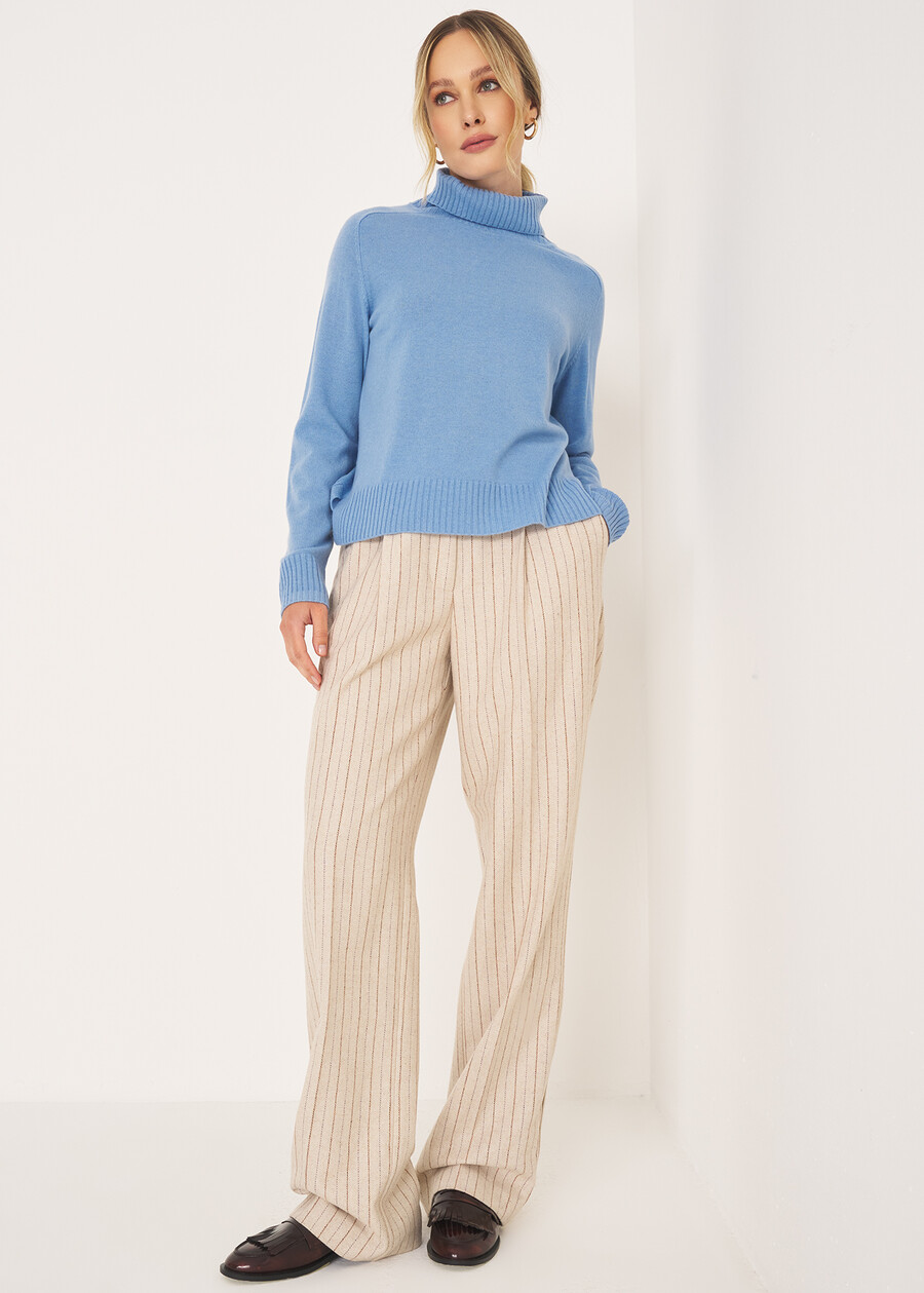 Moore turtleneck sweater CELESTE FIORDALISOROSA Woman , image number 4
