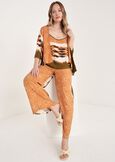 Pessina Printed Trousers GIALLO GRANO Woman image number 1