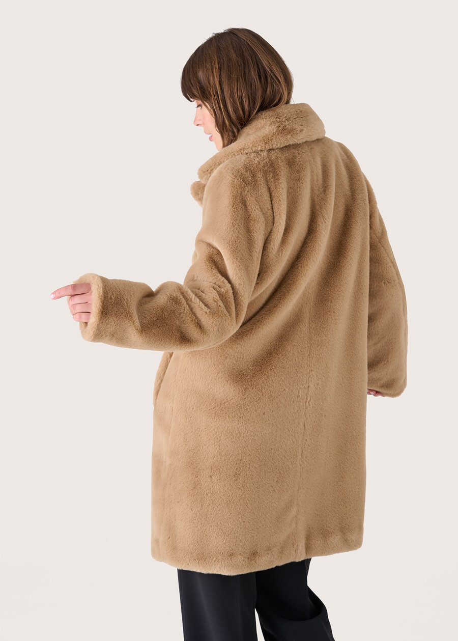 Cappotto in eco-pelo Claud ROSA CAMMEONERO Donna , immagine n. 4