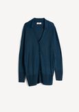 Cliff lurex knit cardigan AZZURO AZZURRO Woman image number 5