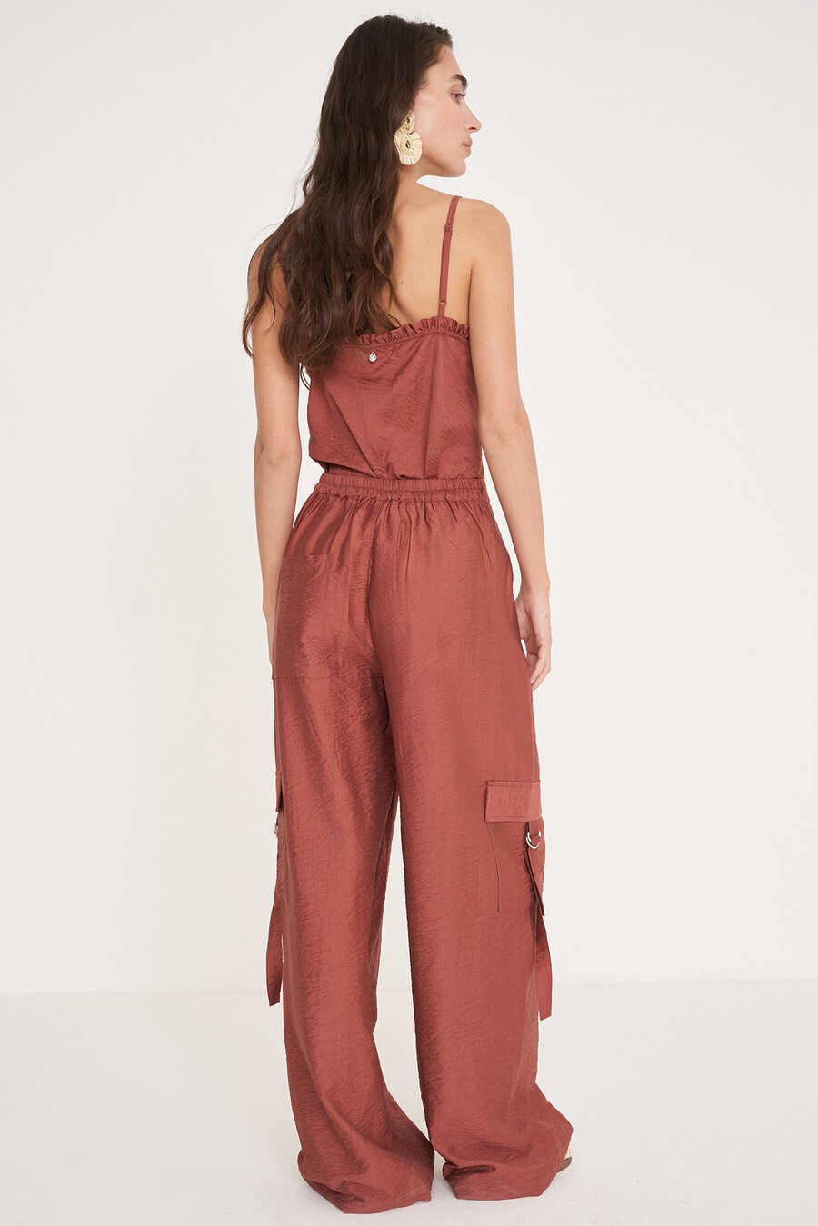Pantaloni Pecan in viscosa

 MARRONEBLU OTTANIO Donna , immagine n. 4