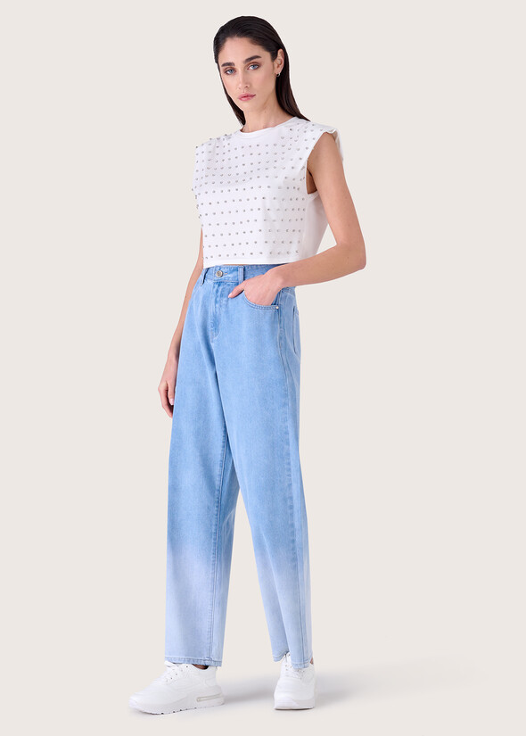 Dominic light denim trousers DENIM Woman null