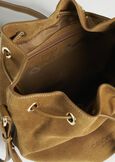 Secchiello Bizia 100% vera pelle BEIGE CAMEL Donna immagine n. 3
