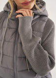 Paggy quilted belted jacket GRIGIO Woman image number 3