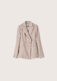 Guenda giacca in velluto ROSSO BORDEAUXBEIGE GREIGEBLUE OLTREMARE Donna immagine n. 6