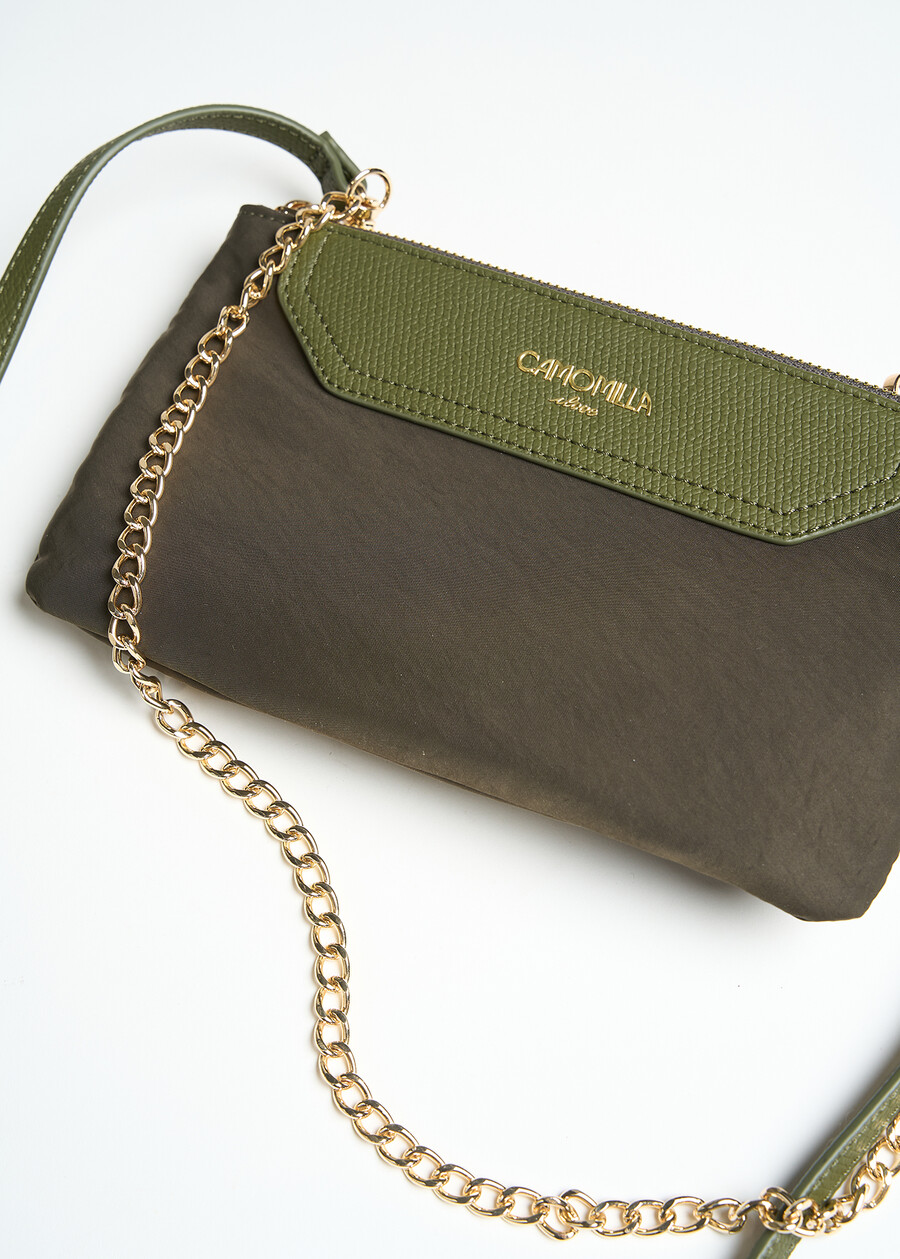 Borsa Tonga Nylon A in ecopelle VERDENERO Donna , immagine n. 3