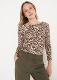 Maglia Shila stampa animalier BEIGE Donna immagine n. 1