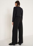 Pantaloni Pablo in maglia con perle NERO BLACK Donna immagine n. 4