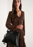 Blinn faux leather shoulder bag NERO BLACKVIOLA VINACCIA Woman image number 1